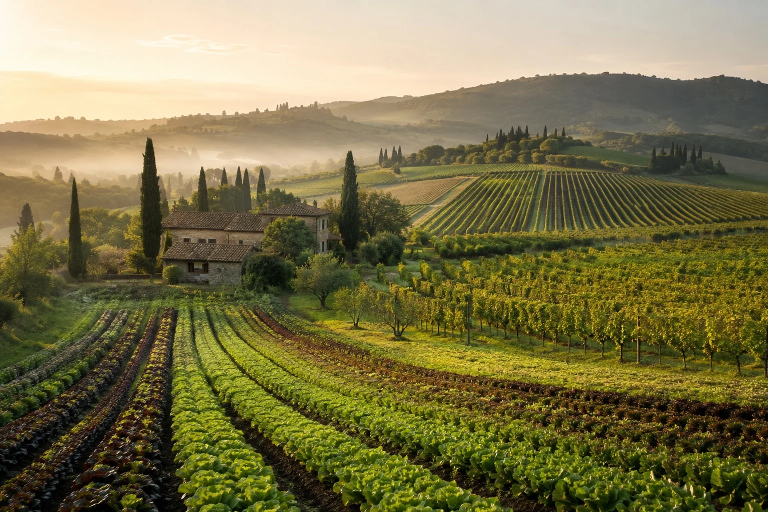 Campi biologici nella pianura veronese