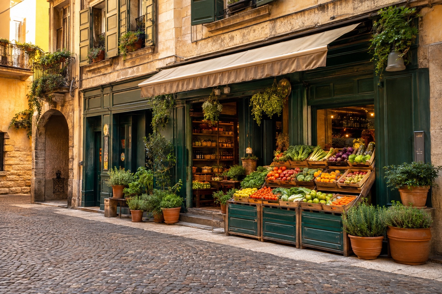 Il negozio Caldaie Murali in Via delle Erbe a Verona